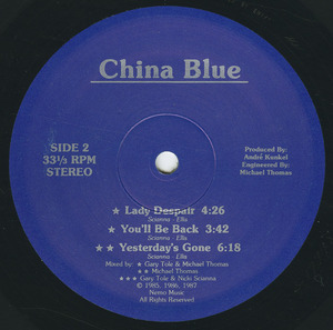 China blue   st label 02