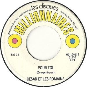 Cesar et les romains pour toi les disques millionnaires bi