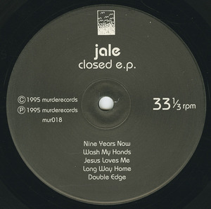 Jale   closed ep vinyl 01