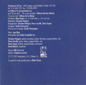 Labelle joane histoire sans retour 1991 booklet a