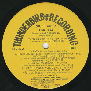 Roger quick   turn on country label 01