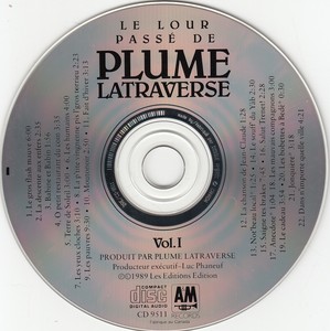 Latraverse plume le lour pass%c3%a9 de plume latraverse vol 1 1989 cd