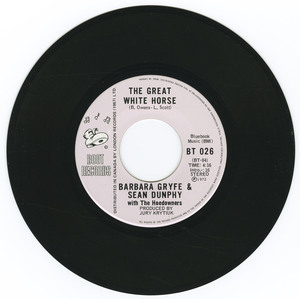 45 barbara gryfe   the great white horse vinyl 01