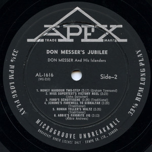 Messer  don   his islanders   don messer's jubilee %282%29