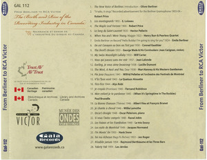 Cd va from berliner to rca victor inlay