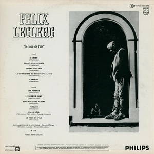 Leclerc f%c3%a9lix le tour de l'%c3%aele 1975 dos