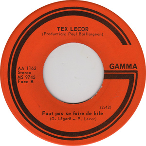 Tex lecor faut pas se faire de bile gamma b v