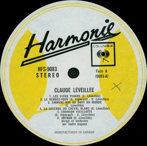 L%c3%a9veill%c3%a9e claude les vieux pianos collection po%c3%a9sie et chanson 1970 disque face a