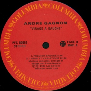 Gagnon andr%c3%a9 virage %c3%a0 gauche 1981 disque face bbi