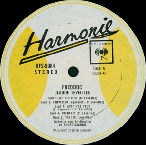 L%c3%a9veill%c3%a9e claude fr%c3%a9d%c3%a9ric collection po%c3%a9sie et chanson 1970 disque face a