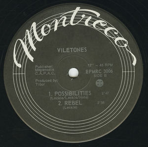 Viletones   screaming fist %28ep%29 label 02
