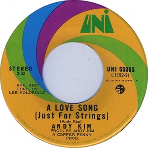 Andy kim a love song just for strings uni b