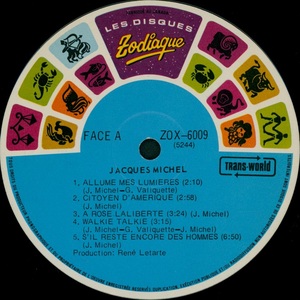 Michel jacques dieu ne se mange plus 1973 disque face a
