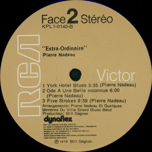 Nadeau pierre extra ordinaire 1976 disque face 2
