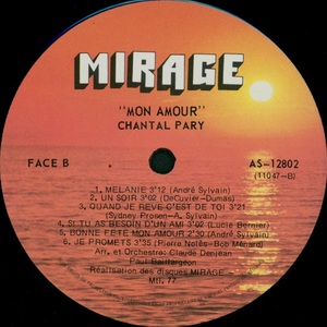 Pary chantal sylvain andr%c3%a9 mon amour 1977 disque face b