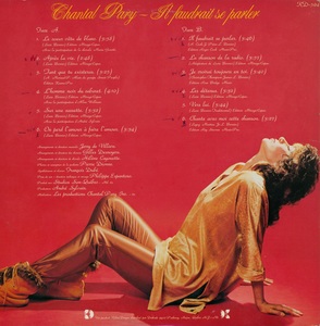 Pary chantal il faudrait se parler 1984 dos