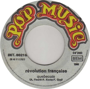 La revolution francaise quebecois 1969