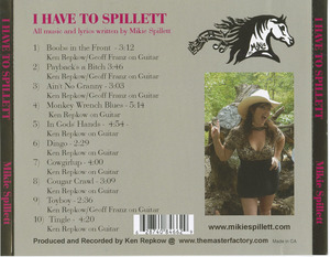 Cd mikie spillett   i have to spillett inlay