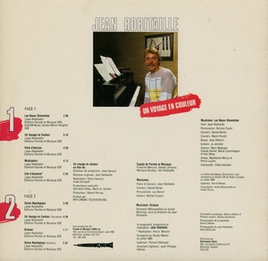 Robitaille jean un voyage en couleur 1984 dos