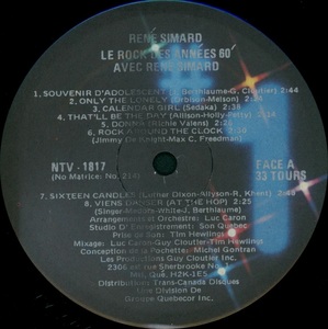 Simard ren%c3%a9 souvenir d'adolescent 1981 disque face a