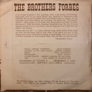 Brothers forbes   the happening bc bw where will you be %284%29