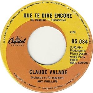 Claude valade que te dire de plus capitol b