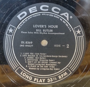 Butler  bill   lover's hour %282%29