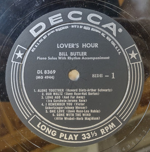 Butler  bill   lover's hour %283%29