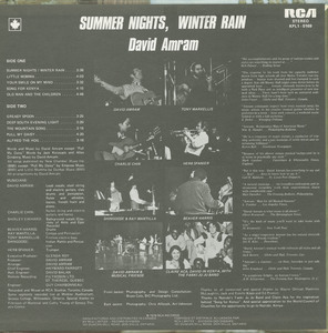 David amram   summer nights  winter rain back