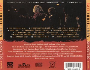 Abbittibbi live 1996 back