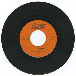 45 isaak  park   lewis   yukon song vinyl 01