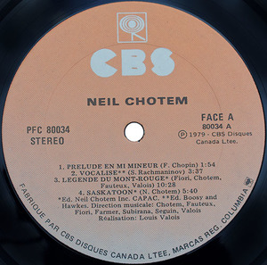 Chotem neil live au el casino 1979 disque face a