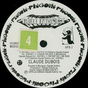 Dubois claude fable d'espace 1978 disque face a