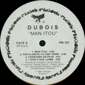 Dubois claude man itou 1981 disque face a
