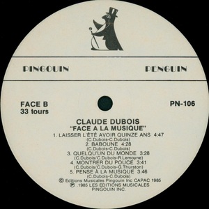 Dubois claude face %c3%a0 la musique 1985 disque face b