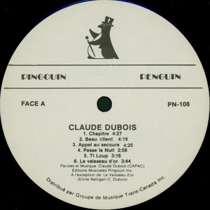 Dubois claude dubois 1987 disque face a