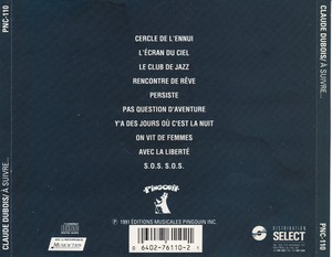 Dubois claude %c3%a0 suivre 1991 dos