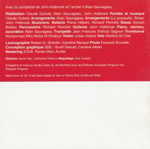 Dubois claude dur et tendre 2003 booklet back