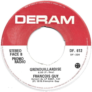 Jeanguy durocher grenouillardise deram b