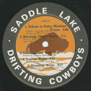 Saddle lake drifting cowboys   st label 01