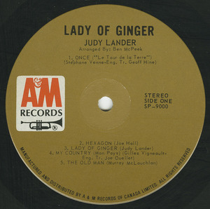 Judy lander   lady of ginger label 01
