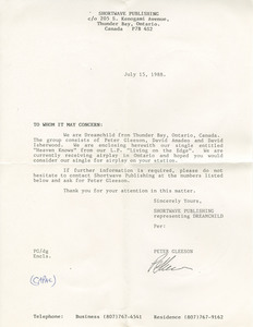 45 dream child   heaven knows letter with single