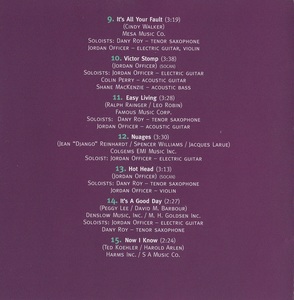 Susie arioli band that's for me 2004 livret b