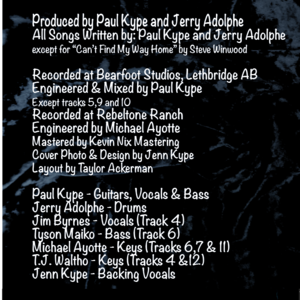 Liner notes 2