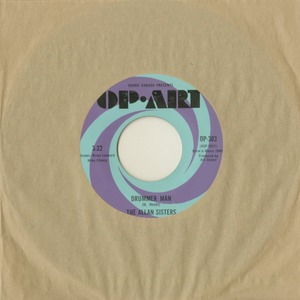 45 allan sisters %28jackie and coralie%29   drummer man %28op art 303%29 1966