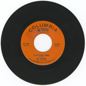 45 carnival   hi ho silver lining bw i'm going home tomorrow vinyl 01