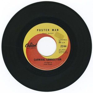 45 carnival connection   poster man bw alfred appleby vinyl 01