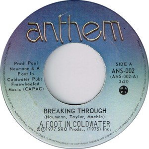 A foot in coldwater breaking through anthem a xii