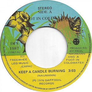 A foot in coldwater keep a candle burning daffodil aiv