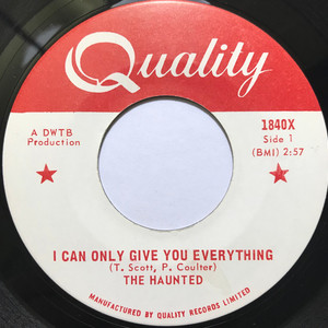 Haunted   i can only give you everything bw no more lovin' %282%29